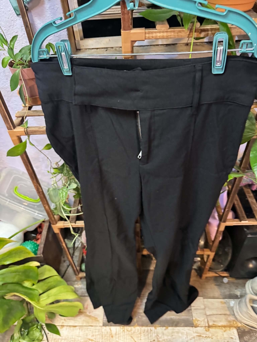 No Boundaries Black Stretch Pull-On Dress Pants